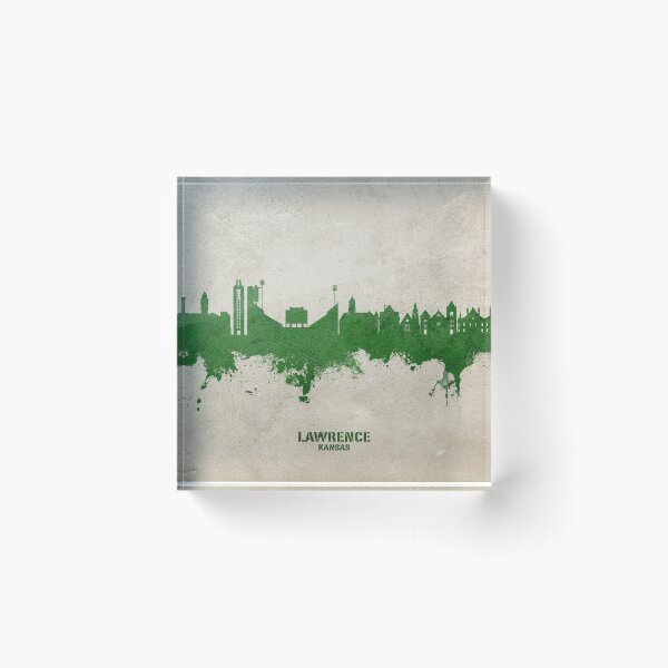 Item preview, Lawrence Kansas Skyline designed and sold by ArtPrints.