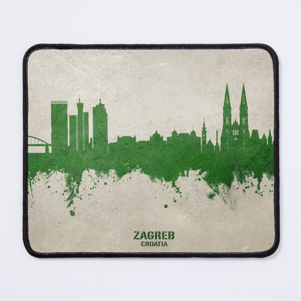 Artikelvorschau, Zagreb Croatia Skyline entworfen und verkauft von ArtPrints.