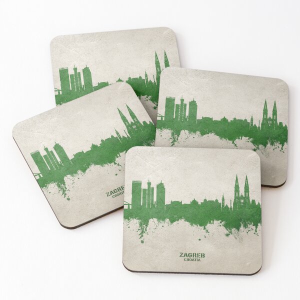 Item preview, Zagreb Croatia Skyline designed and sold by ArtPrints.