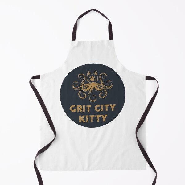 Aperçu de l'œuvre Cercle Grit City Kitty T-shirt classique créée et vendue par PeterMcCulpha.