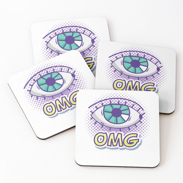 Item preview, Pop art OMG cartoon vector designed and sold by W&M Store.