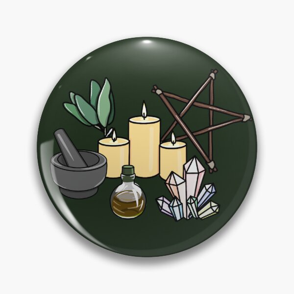 Item preview, Green Witch Print - Cottagecore Witchy Halloween designed and sold by ArtworkByCasey.