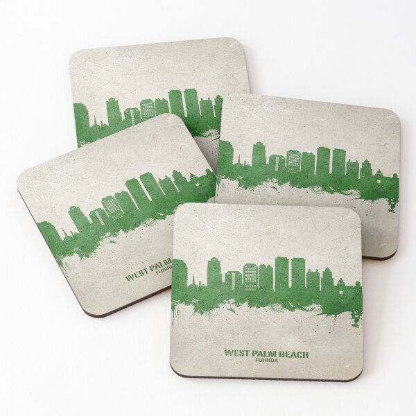 Item preview, West Palm Beach Florida Skyline designed and sold by ArtPrints.