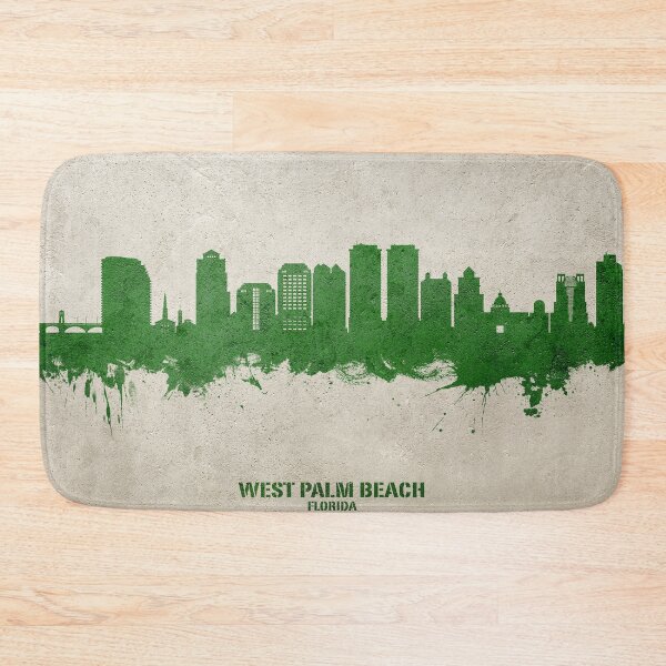 Item preview, West Palm Beach Florida Skyline designed and sold by ArtPrints.