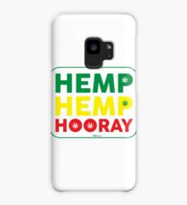Hemp Hemp Hooray Rasta Rastafarian White Case/Skin for Samsung Galaxy