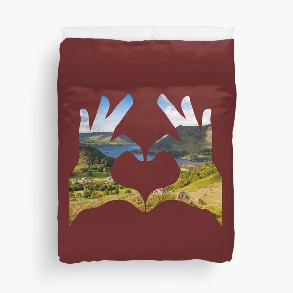 Item preview, I love the Lake District - Hands Heart - #41 designed and sold by WildBerryMount.