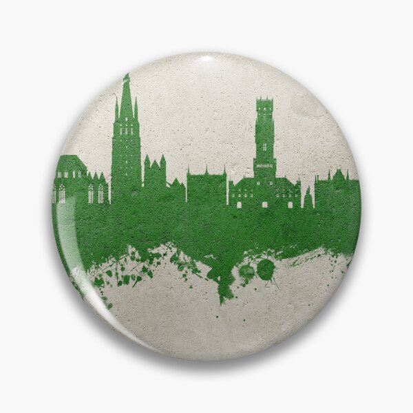 Item preview, Bruges Belgium Skyline designed and sold by ArtPrints.