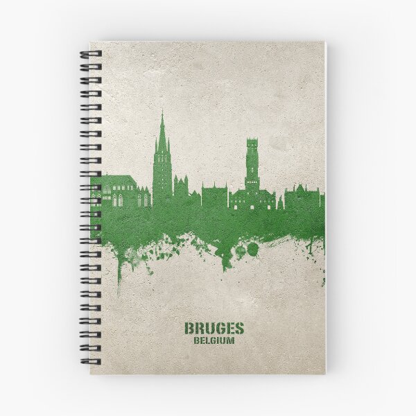 Item preview, Bruges Belgium Skyline designed and sold by ArtPrints.