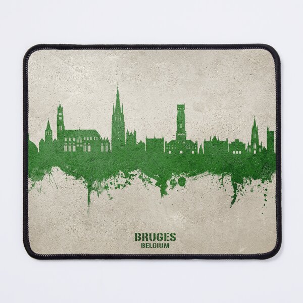 Item preview, Bruges Belgium Skyline designed and sold by ArtPrints.