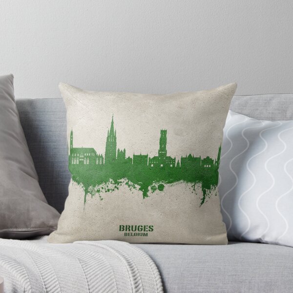 Item preview, Bruges Belgium Skyline designed and sold by ArtPrints.
