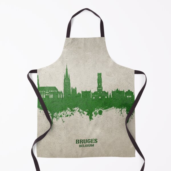 Item preview, Bruges Belgium Skyline designed and sold by ArtPrints.
