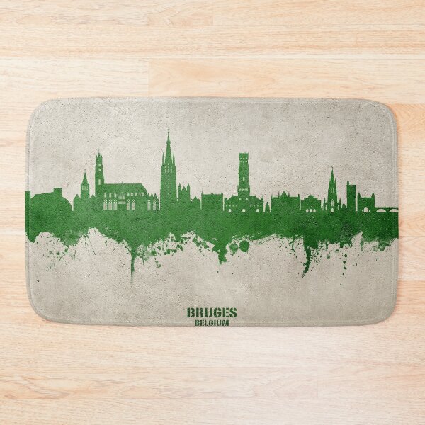 Item preview, Bruges Belgium Skyline designed and sold by ArtPrints.