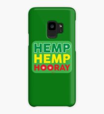 Hemp Hemp Hooray Rasta Rastafarian Green Case/Skin for Samsung Galaxy