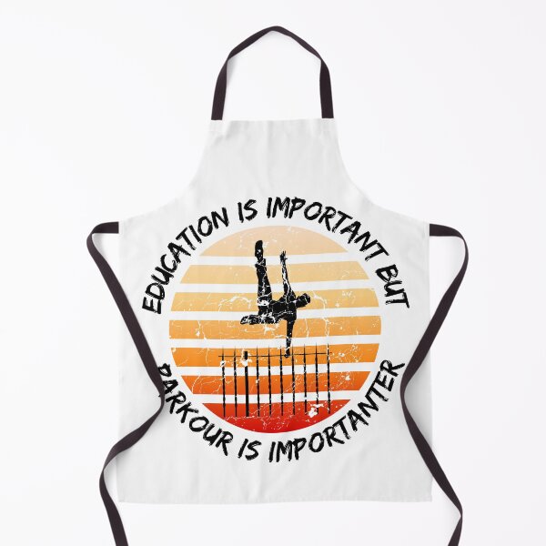 Item preview, Education Is Important But Parkour Is Importanter Grunge Retro Sunset Vault designed and sold by LuckyKermit.
