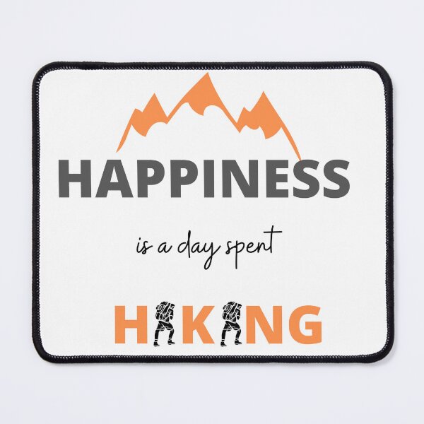 Item preview, HAPPINESS IS A DAY SPENT HIKING designed and sold by AGARI ★★★★★.
