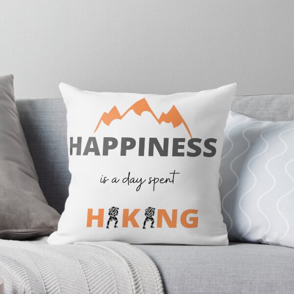 Item preview, HAPPINESS IS A DAY SPENT HIKING  designed and sold by AGARI ★★★★★.