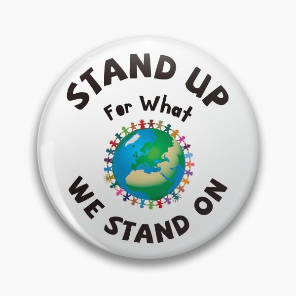 Item preview, Stand up for what we stand on! designed and sold by Line2Rhyme.