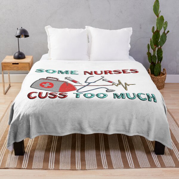 Item preview, Some Nurses Cuss Too Much designed and sold by EveryThingTeam.