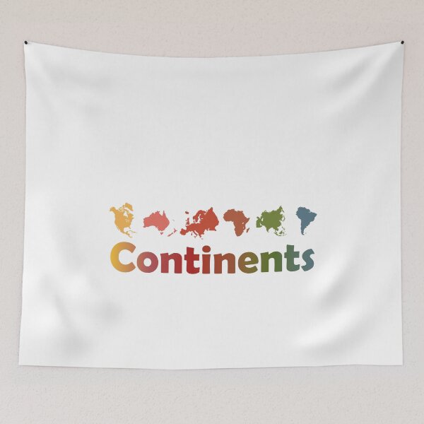 Item preview, World Continents designed and sold by NiceShirtY.
