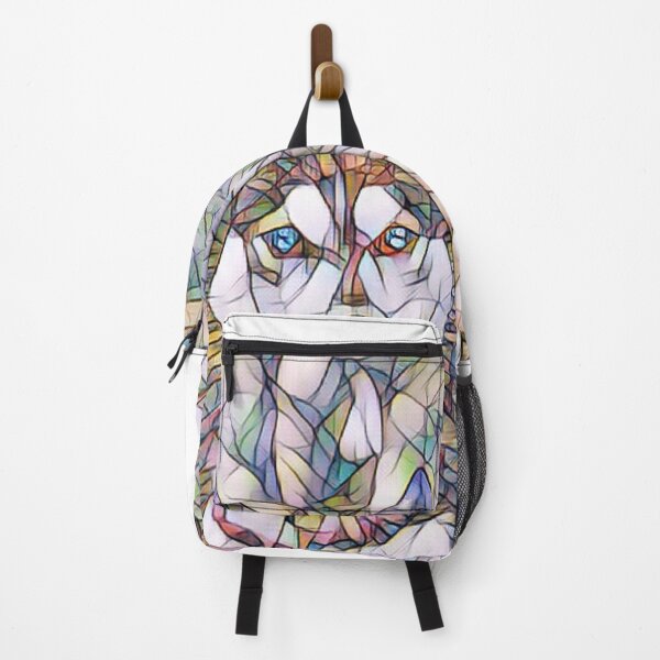 Item preview, colorful wolf with bleu eyes designed and sold by sofiazazi.