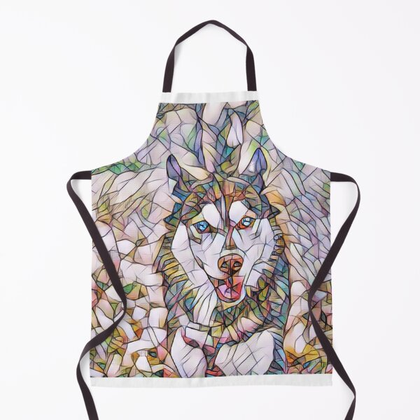 Item preview, colorful wolf with bleu eyes designed and sold by sofiazazi.