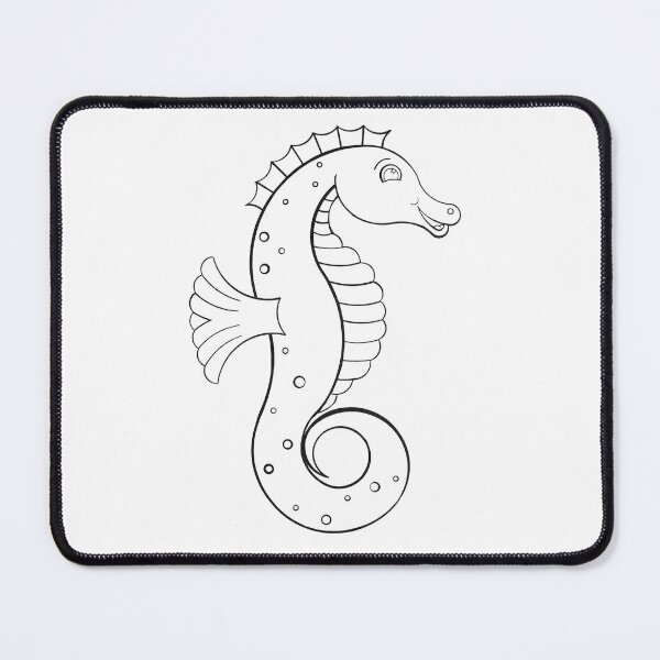 Item preview,  Color Your Own Seahorse designed and sold by GrandpaH.