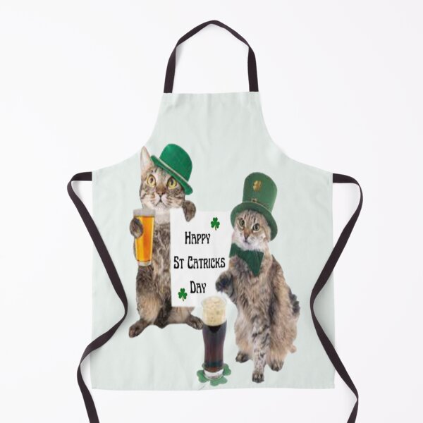 Item preview, St Catricks Day Funny Cats for the Cat lover, Let The Shenanigans Begin, Lucky Shamrock Irish Culture, Shenanigans Squad designed and sold by Adri Barnard.
