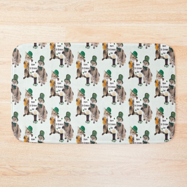 Item preview, St Catricks Day Funny Cats for the Cat lover, Let The Shenanigans Begin, Lucky Shamrock Irish Culture, Shenanigans Squad   designed and sold by Adri Barnard.