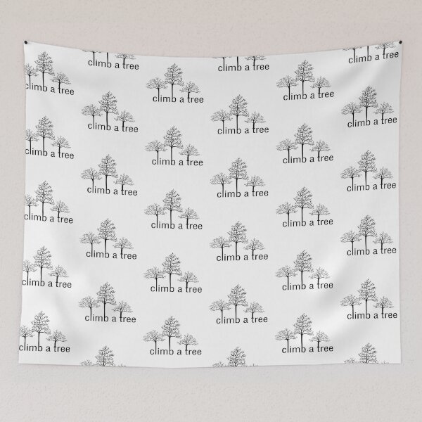 Item preview, Climb A Tree - black design  - for Tree Huggers designed and sold by Mindful-Designs.