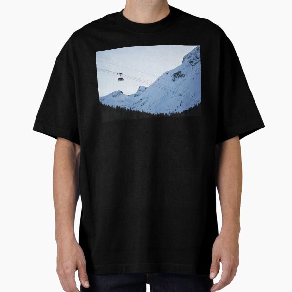 Item preview, Cable Car with Winter Snowy Mountains Alsps designed and sold by Angela Cini.