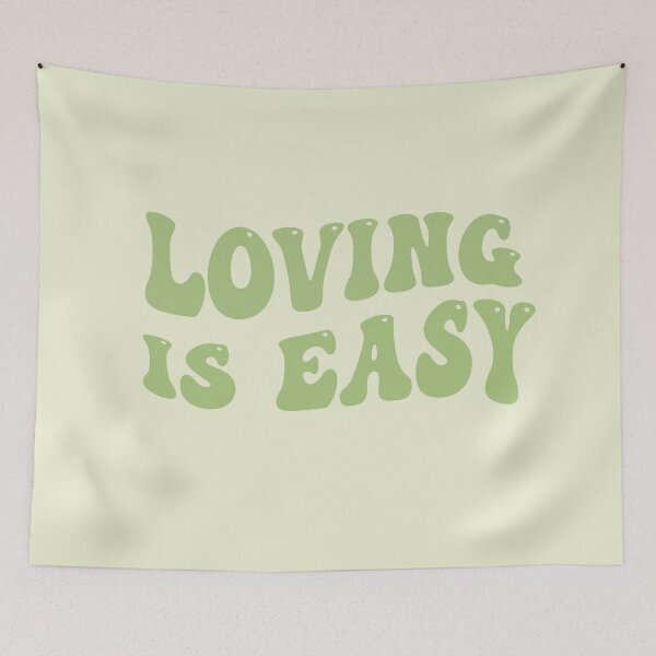Item preview, loving is easy Sticker designed and sold by Pop-clothes.