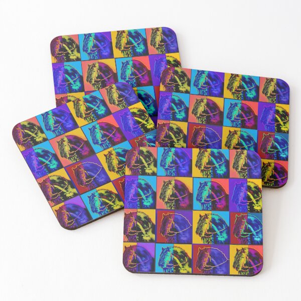 Item preview, Rainbow horses heads designed and sold by sumrdb.