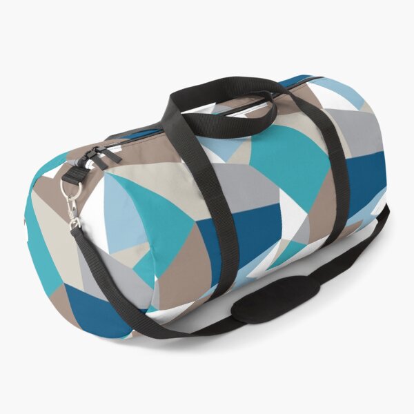 Item preview, Abstract blue and brown mosaic rectangle shape pattern designed and sold by Nesdigiart.