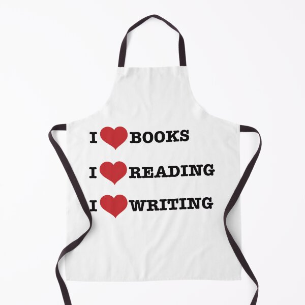 Item preview, I love books, reading, writing designed and sold by TheStoryweavers.