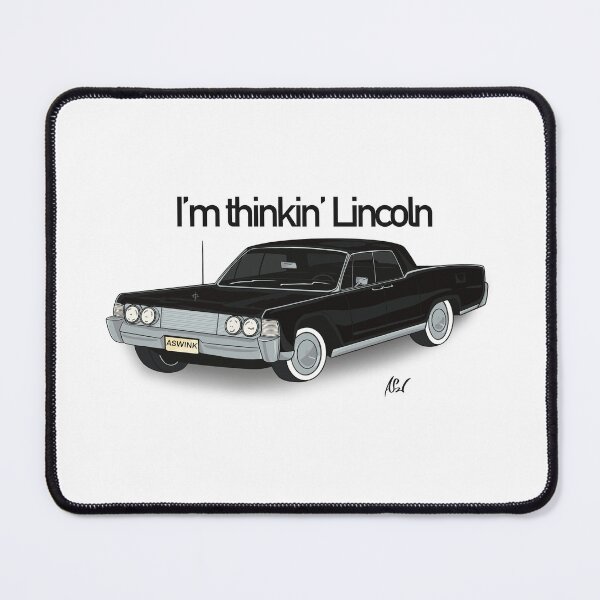 Item preview, Lincoln car art designed and sold by ASWInkArt.