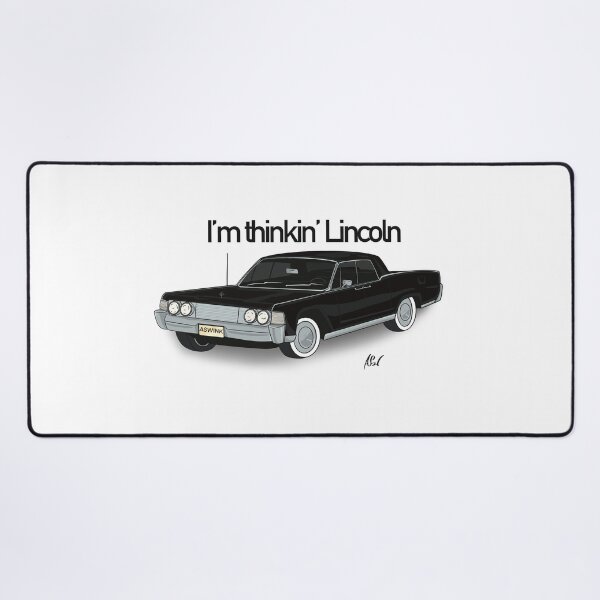 Item preview, Lincoln car art designed and sold by ASWInkArt.