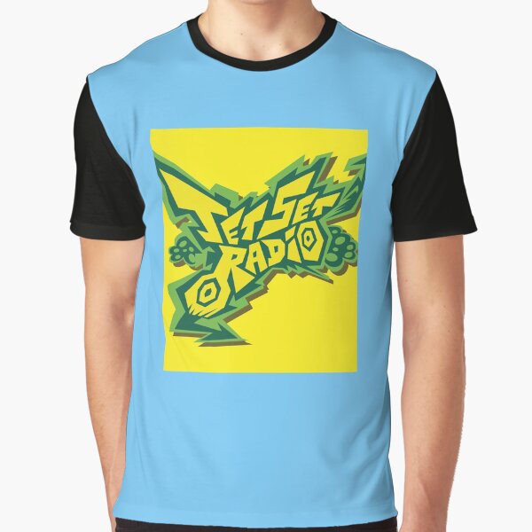 Vista previa del artículo con la obra «JET SET RADIOOOOOOOOO! Camiseta gráfica», diseñado y vendido por WenkaiXuk.
