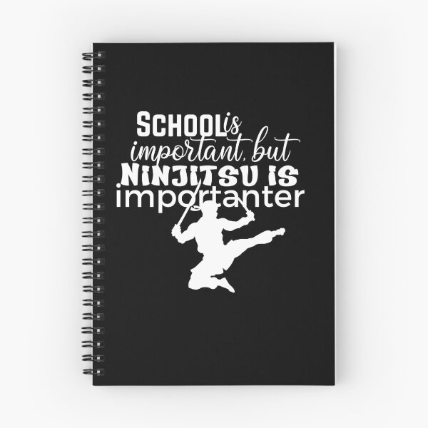 Item preview, School is important but Ninjitsu is Importanter - Day of the Ninja designed and sold by Macspayne.