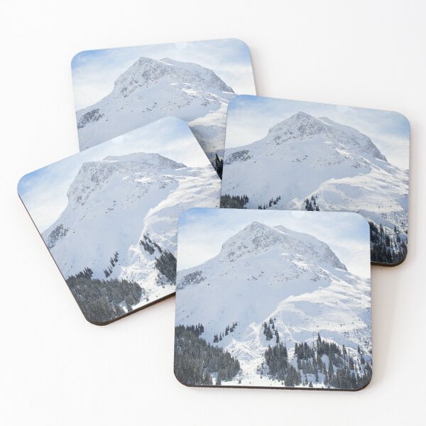 Item preview, Winter Mountain Peak in Lech am Arlberg designed and sold by Angela Cini.