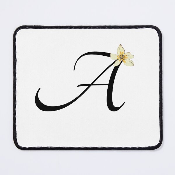 Item preview, letter A , A botanical monogram, A floral monogram  designed and sold by SincerelyKate.