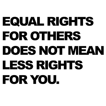 Artwork thumbnail, Equal Rights by credbubble