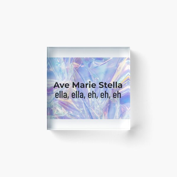 Item preview, Ave Marie Stella ella ella  designed and sold by SundaeSweet.