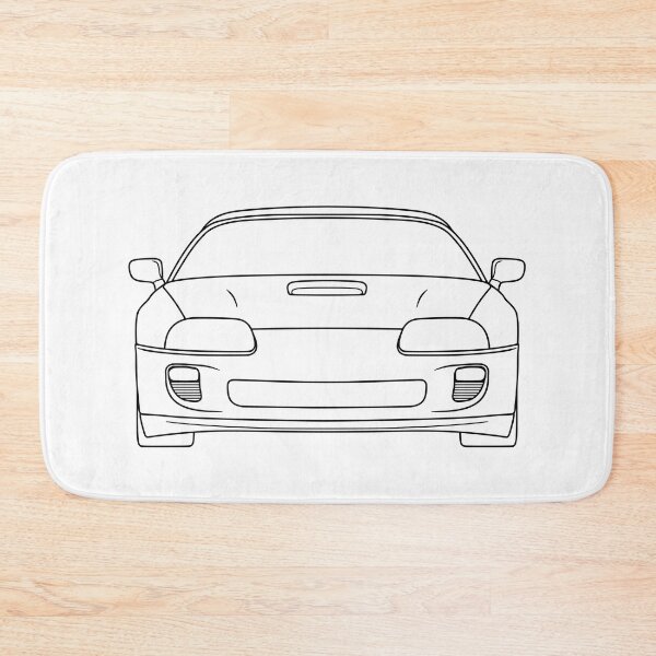 Item preview, Toyota Supra MK4 black lines best car t-shirt design designed and sold by EdimDesign.