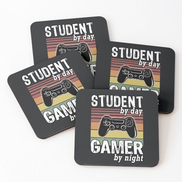 Item preview, Student By Day Gamer By Night Vintage Funny Gift For Men Game Lovers designed and sold by JooArtPrints  ★★★★★.