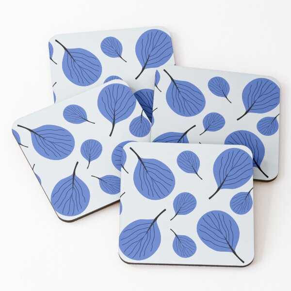 Item preview, Blue leaves pattern designed and sold by Nesro34.