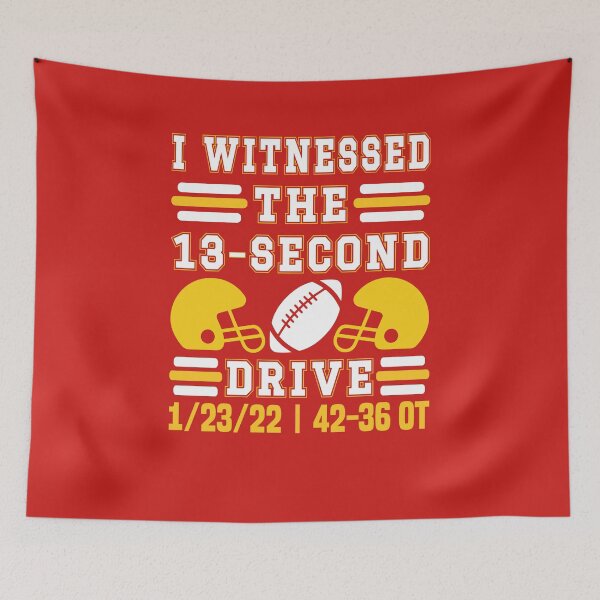 Item preview, I Witnessed The 13 Second Drive | Believe 13 Seconds | Funny Football Quote designed and sold by Estrytee.