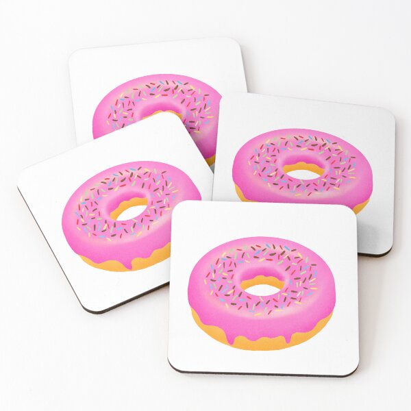 Item preview, Pink Donut - Dessert, Bakery, Strawberry doughnuts, doughnuts, Pink, dough, Strawberry donuts designed and sold by NaNapolitano.