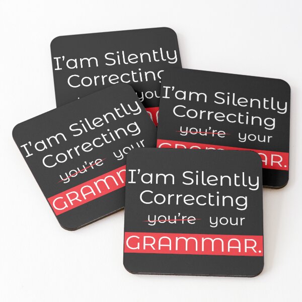 Item preview, Funny I'm silently correcting your grammar Essential School Teacher Student designed and sold by Yakuzads.