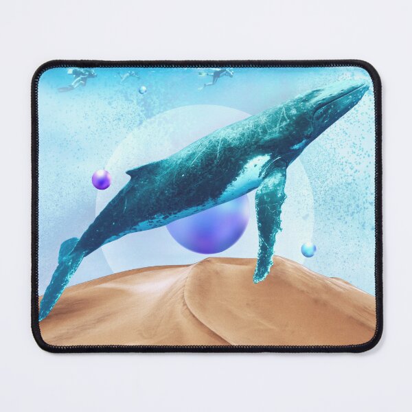 Item preview, Dune and whale, fantasy animal and diving. designed and sold by KarolinaKarotka.