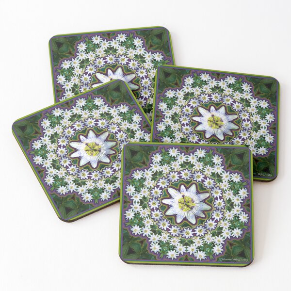 Item preview, Passion Flower Mandala designed and sold by Shannon McCarthy.
